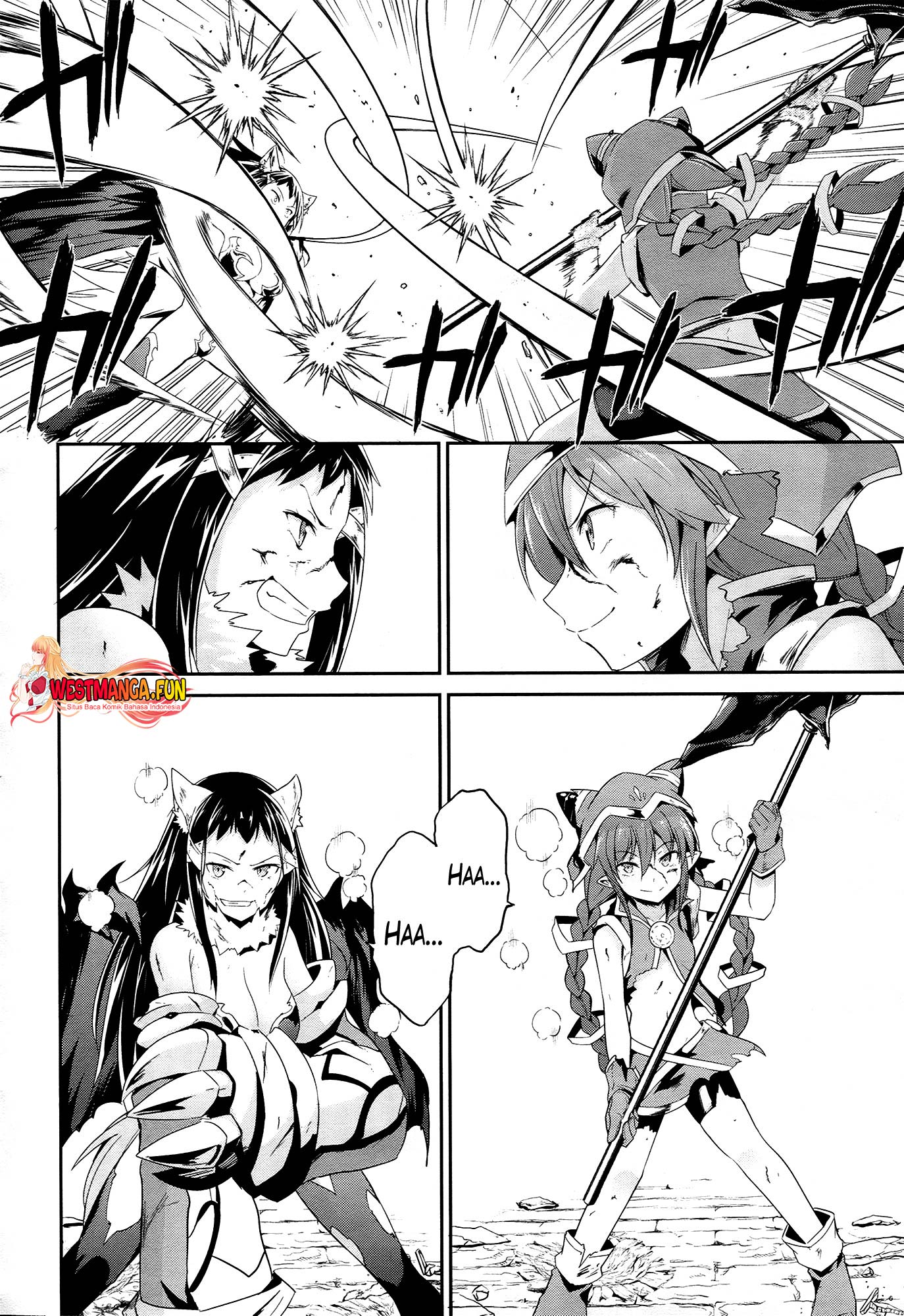 Sennen Sensou Aigis: Eiyuu no Kizuna Chapter 17 - halaman 32