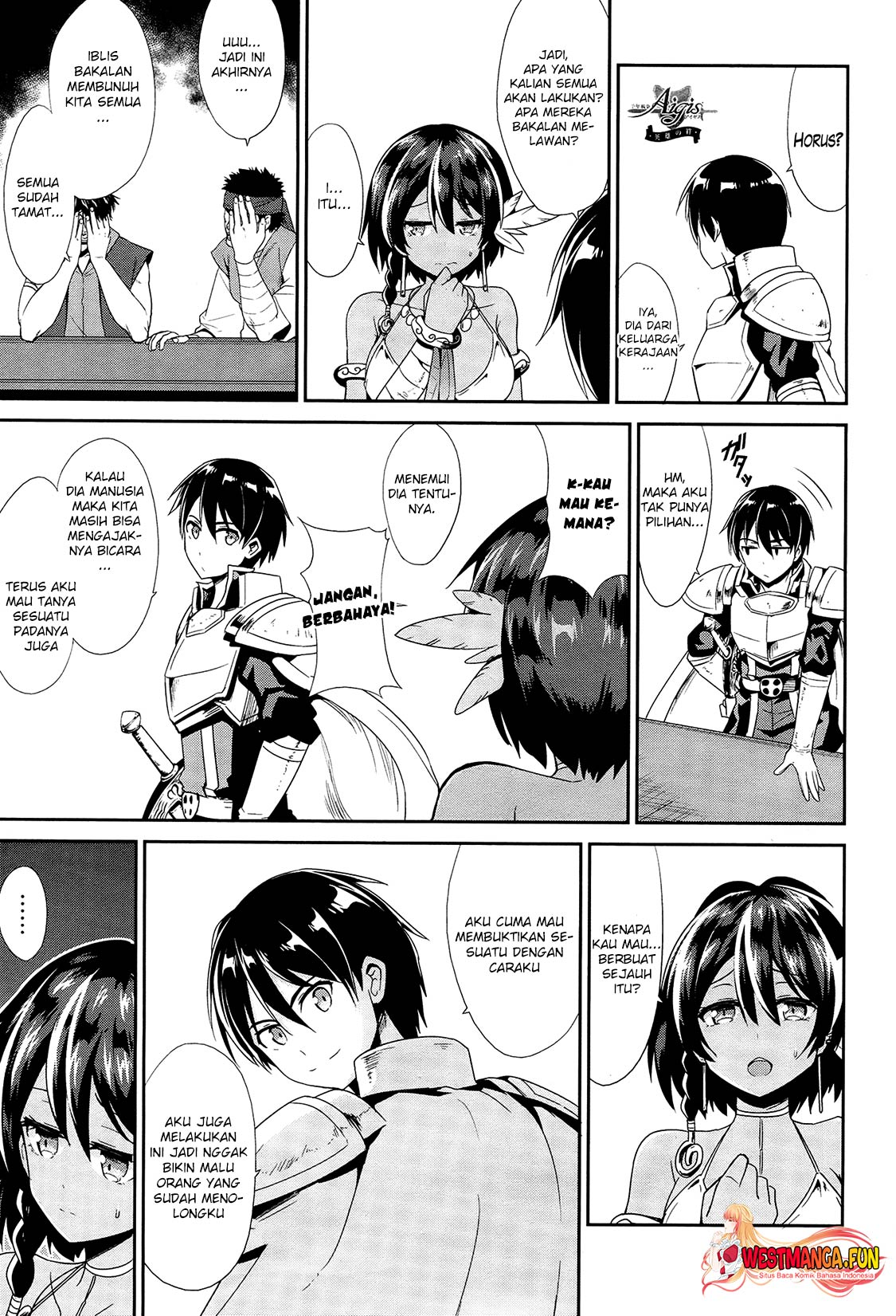 Sennen Sensou Aigis: Eiyuu no Kizuna Chapter 20 - halaman 2