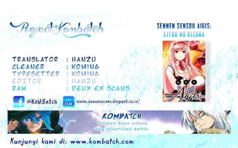 Sennen Sensou Aigis: Eiyuu no Kizuna Chapter 8 - halaman 1