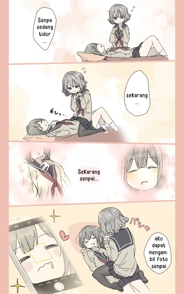 Senpai 4koma. Chapter 1 - halaman 1