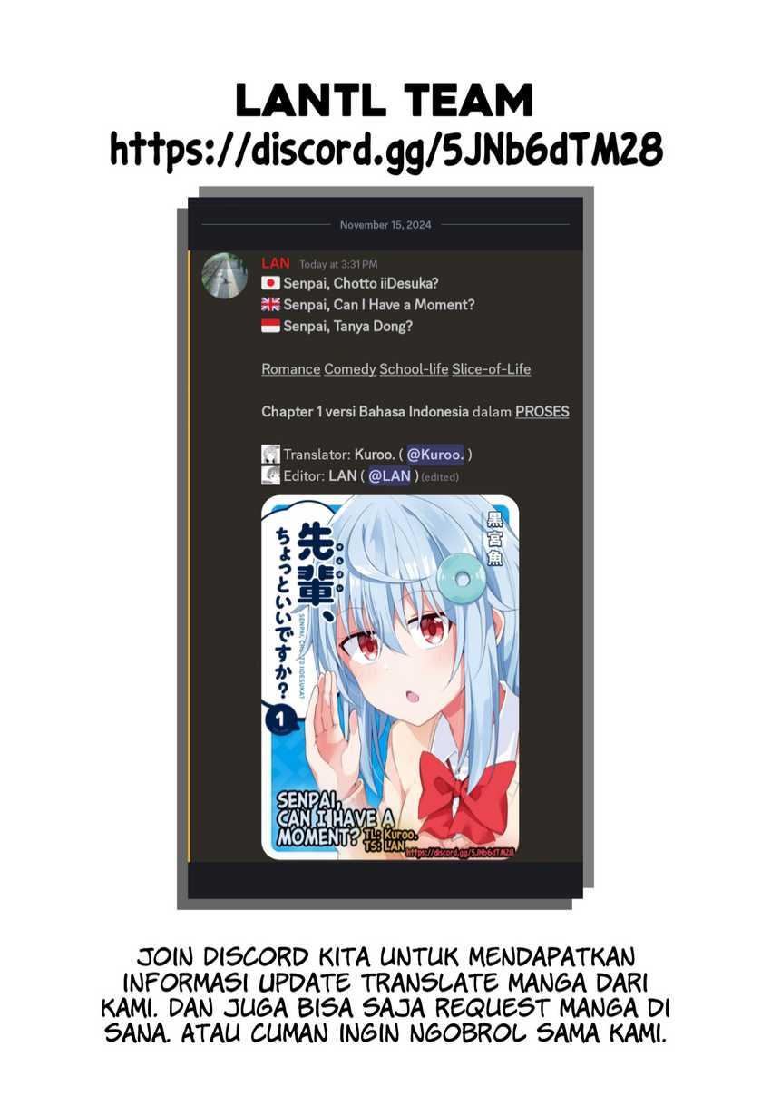 Senpai, Chotto Ii desu ka? Chapter 1 - halaman 27