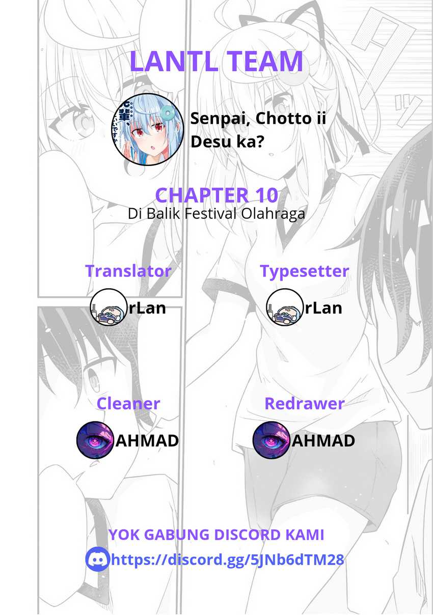 Senpai, Chotto Ii desu ka? Chapter 10.2 - halaman 1