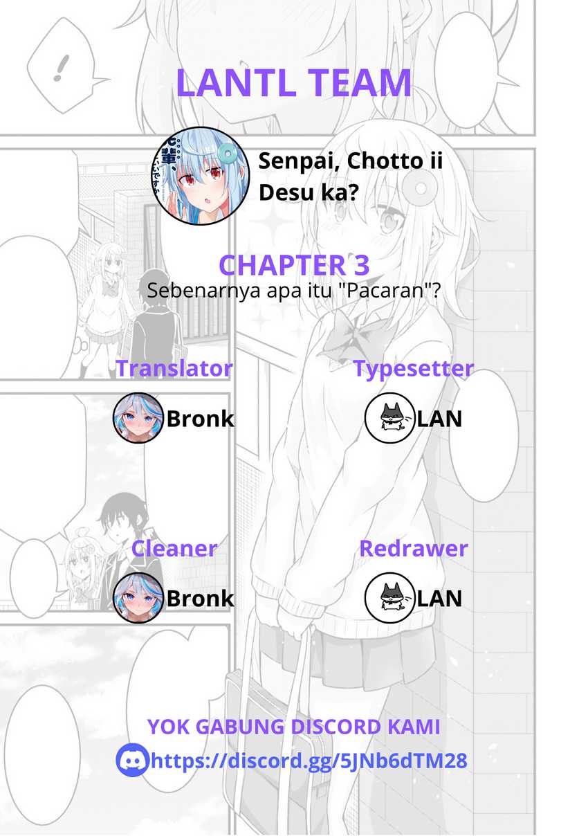 Senpai, Chotto ii Desu ka? Chapter 3 - halaman 1