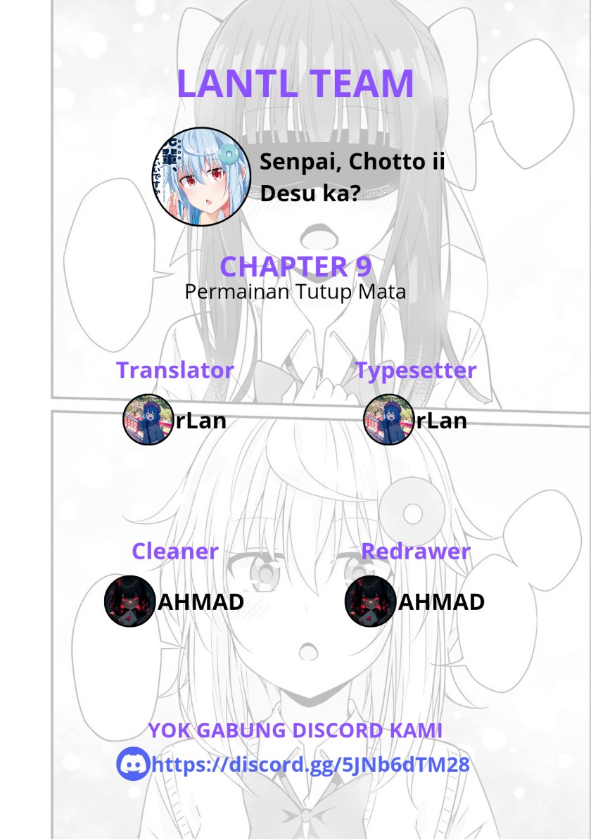 Senpai, Chotto ii Desu ka? Chapter 9 - halaman 1