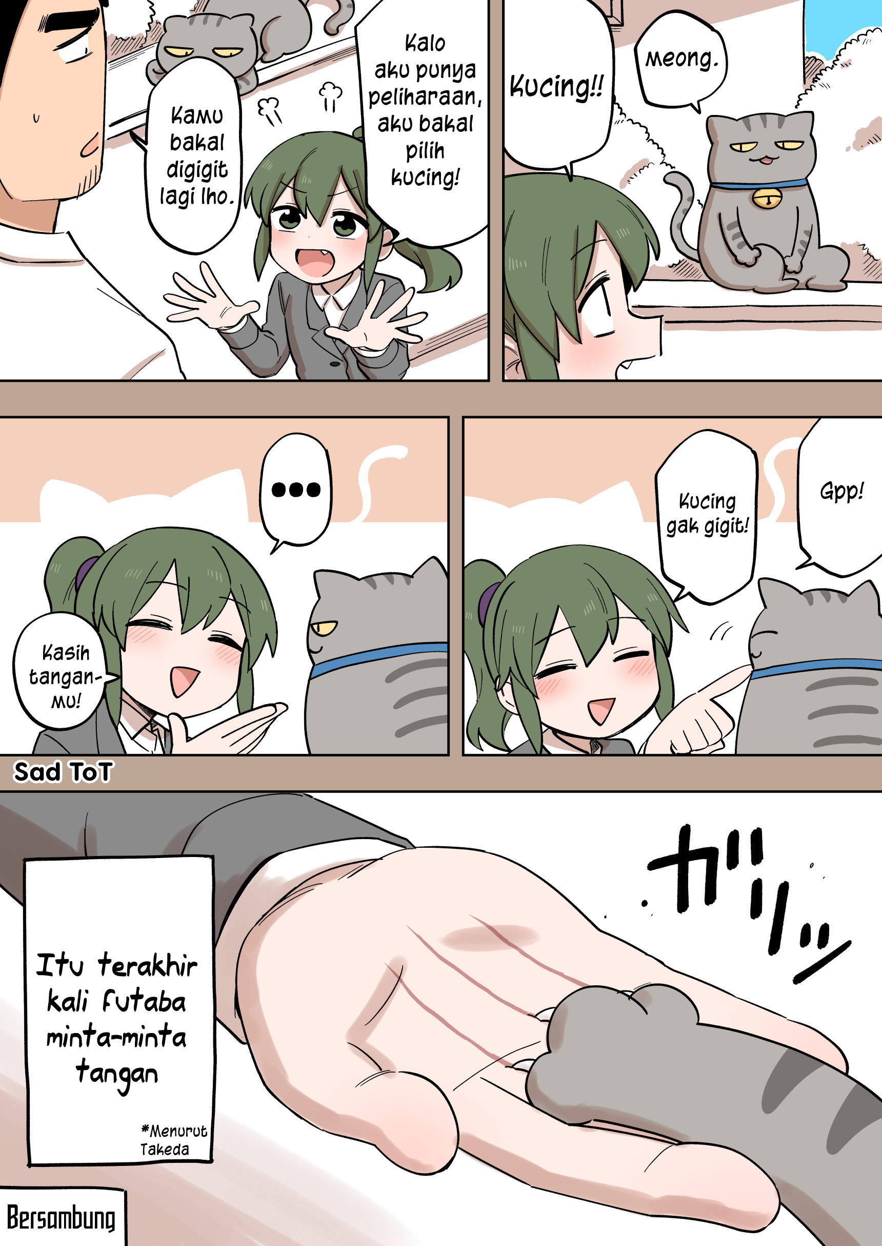 Senpai ga Uzai Kouhai no Hanashi Chapter 153.5 - halaman 4