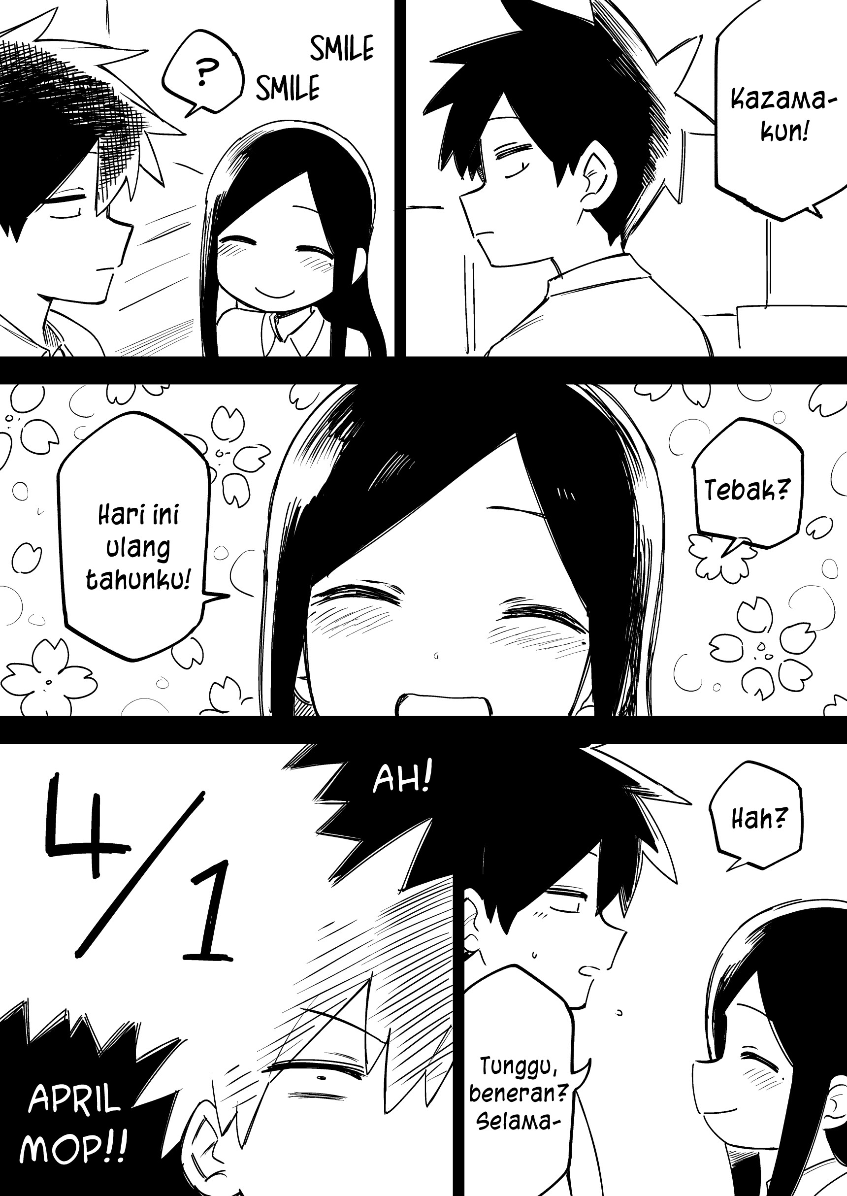 Senpai ga Uzai Kouhai no Hanashi Chapter 174.5 - halaman 1