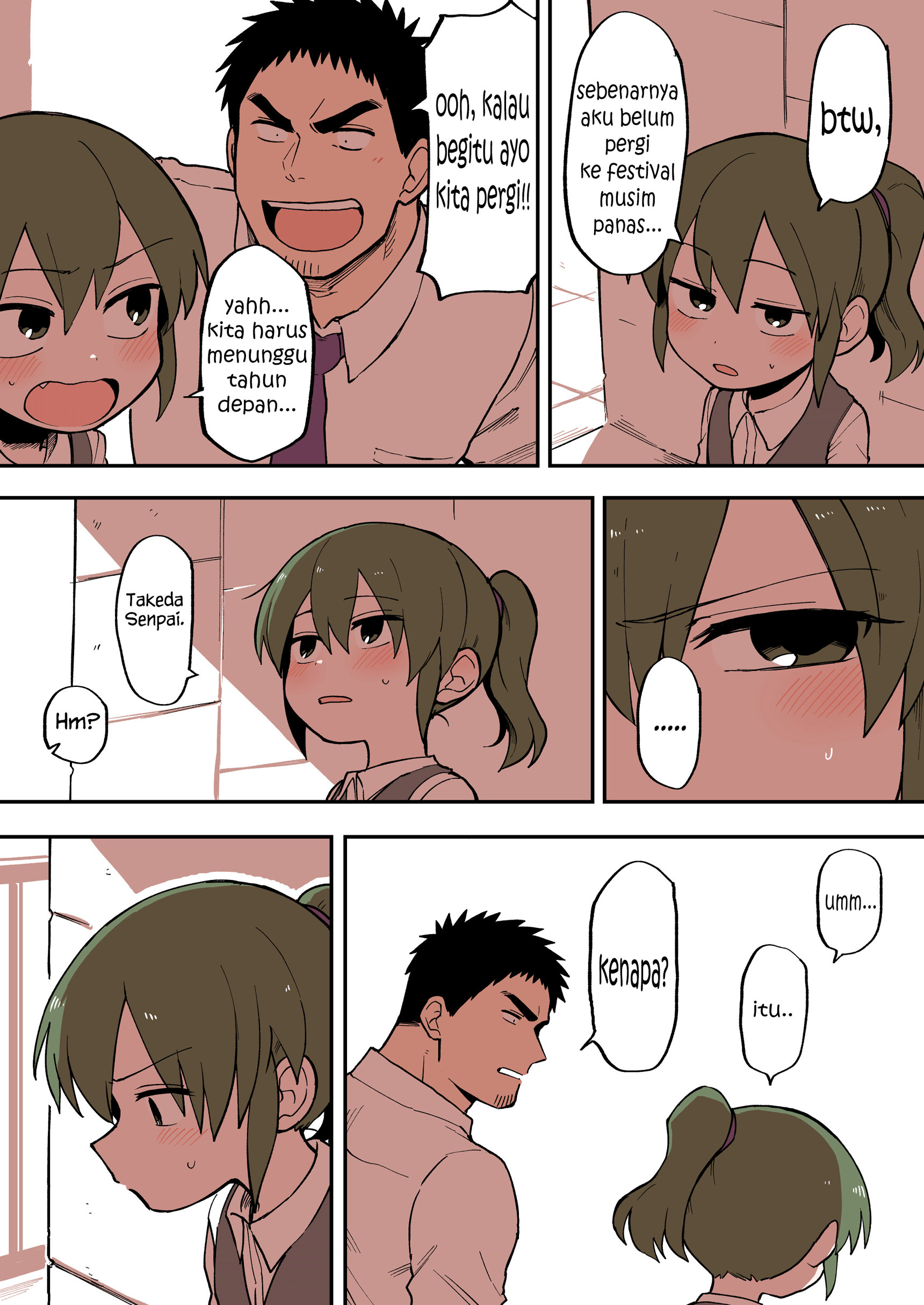 Senpai ga Uzai Kouhai no Hanashi Chapter 44 - halaman 3