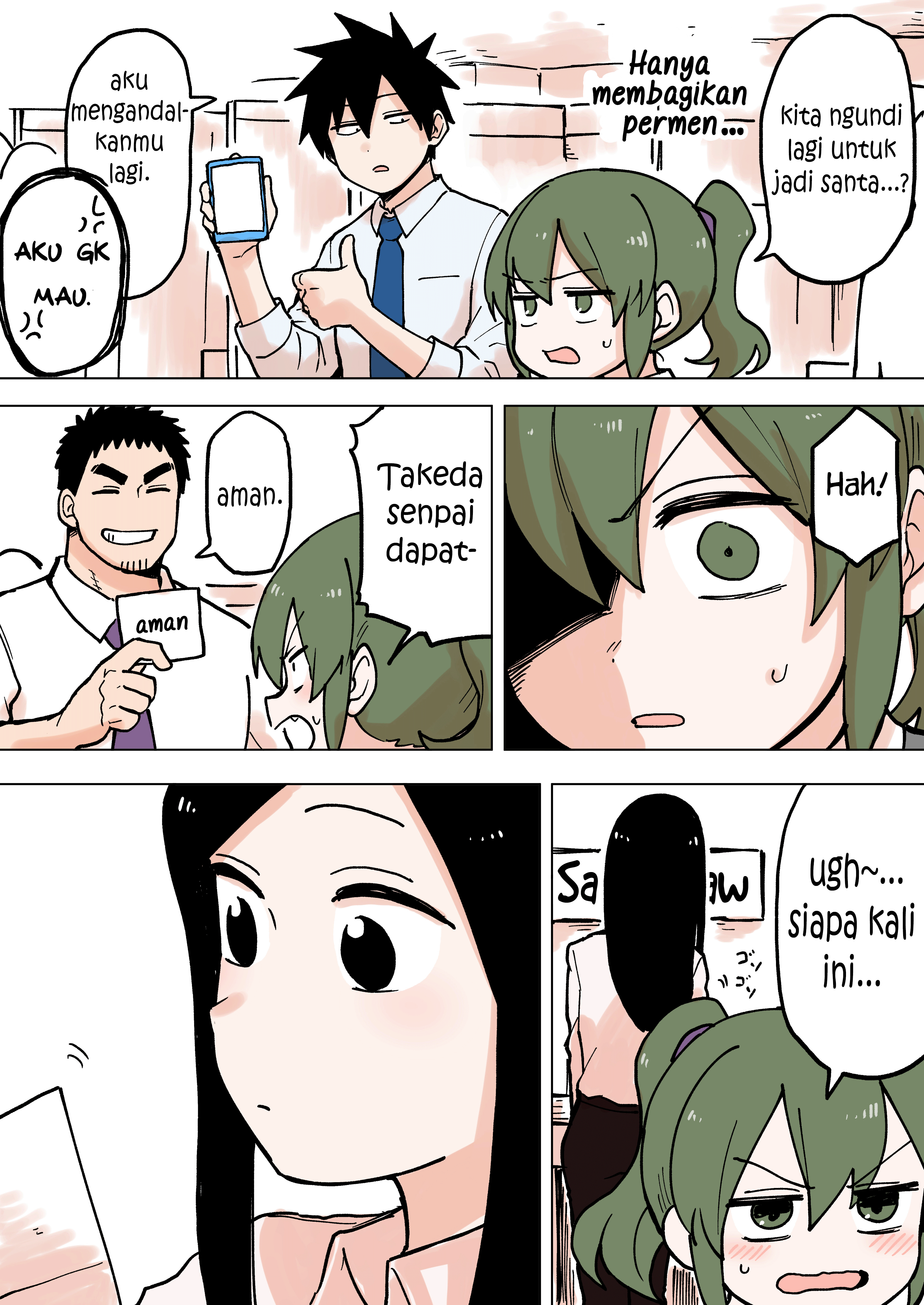 Senpai ga Uzai Kouhai no Hanashi Chapter 55 - halaman 1