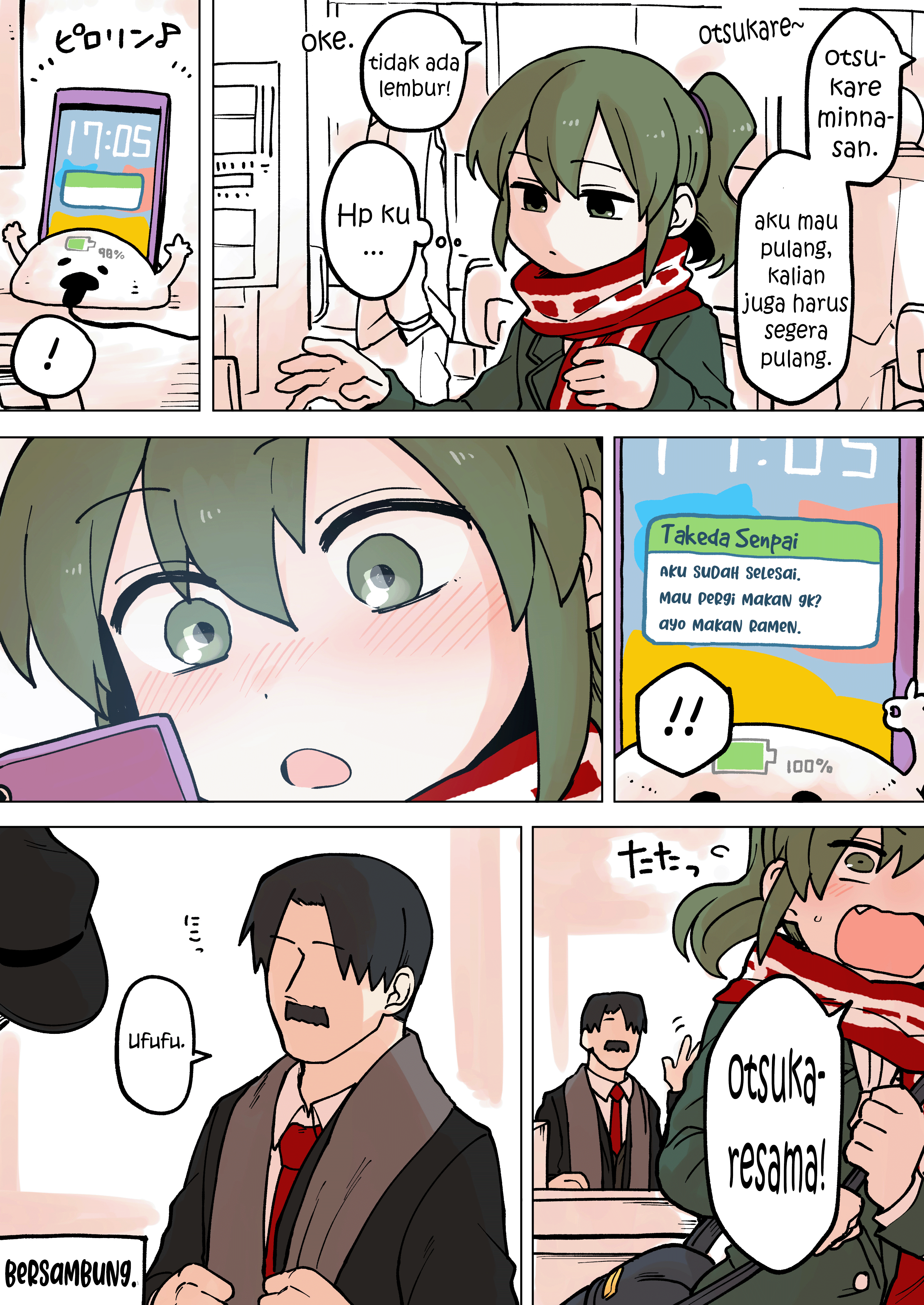 Senpai ga Uzai Kouhai no Hanashi Chapter 62 - halaman 4