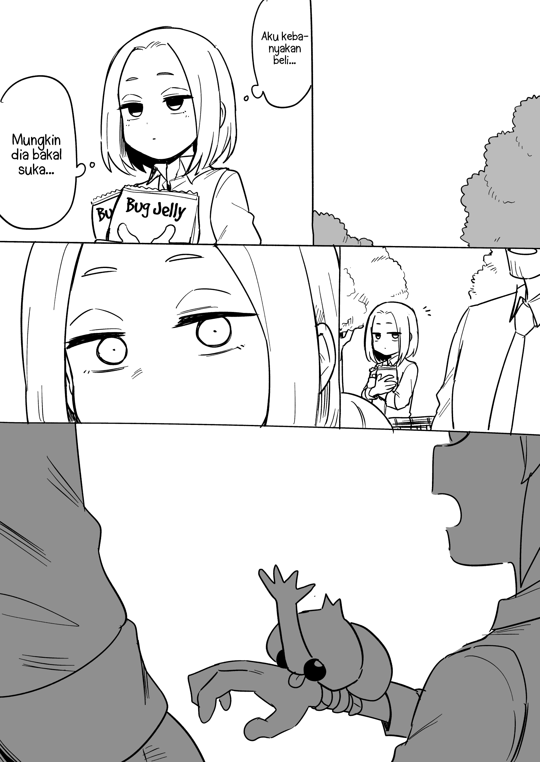 Senpai ga Uzai Kouhai no Hanashi Chapter 95.5 - halaman 3