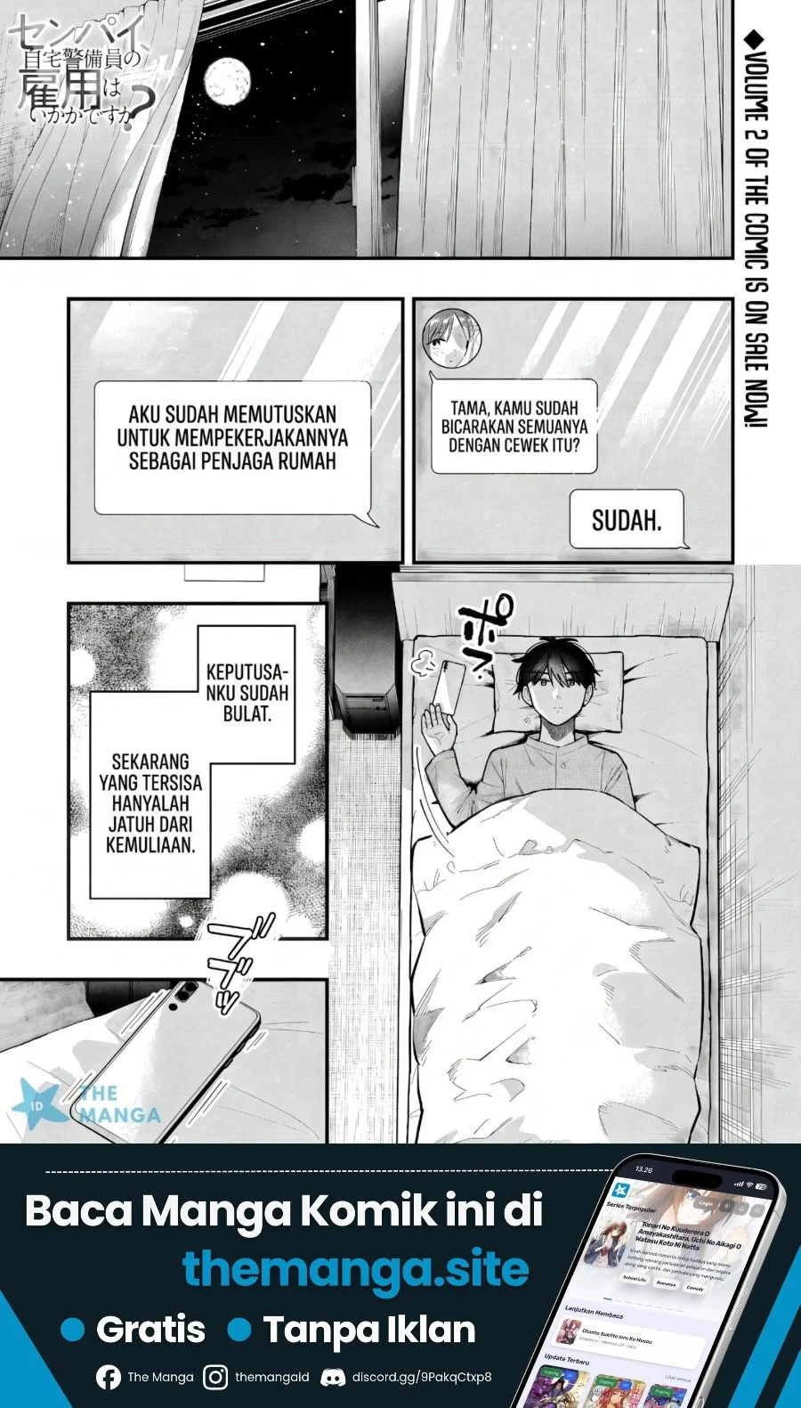 Senpai, Jitaku Keibiin no Koyou wa Ikaga desu ka? Chapter 15 - halaman 2