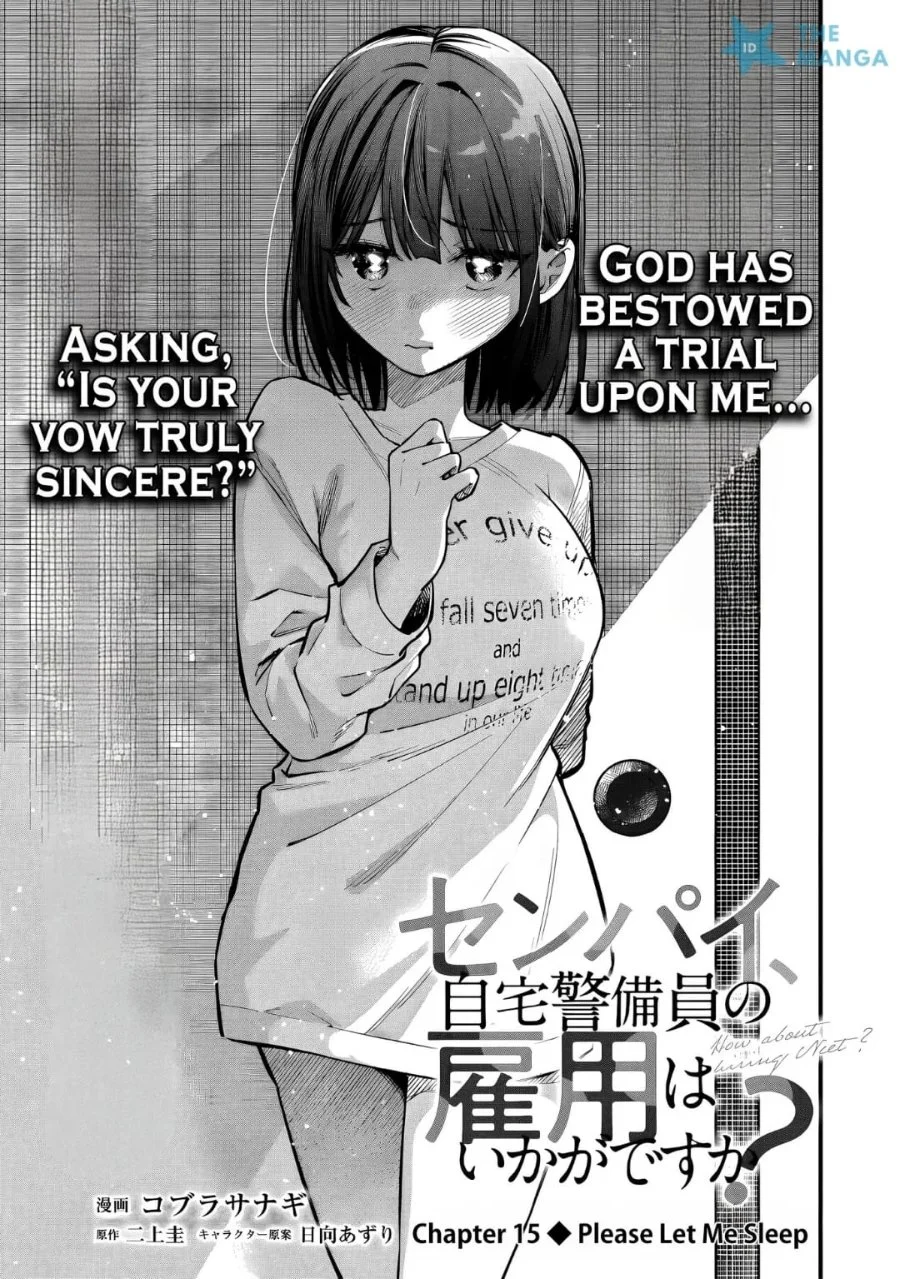 Senpai, Jitaku Keibiin no Koyou wa Ikaga desu ka? Chapter 15 - halaman 6