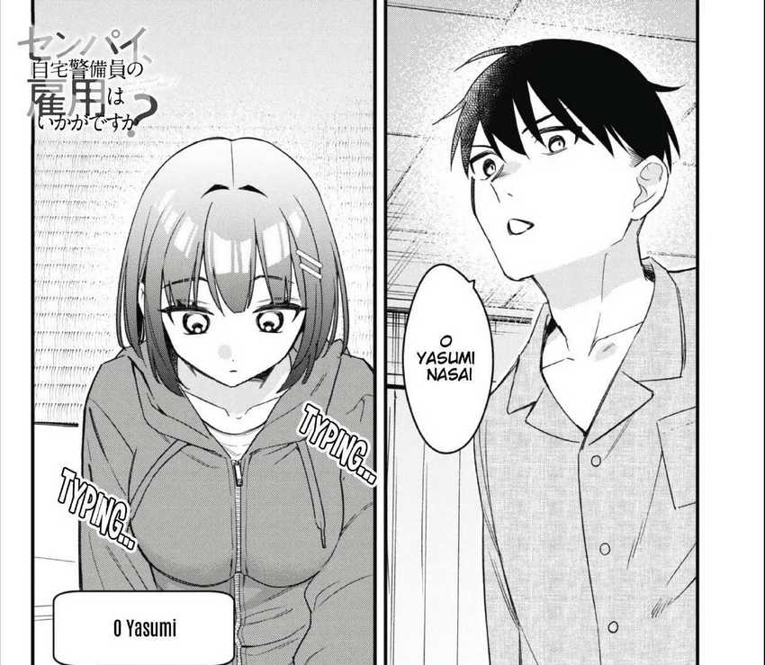 Senpai, Jitaku Keibiin no Koyou wa Ikaga desu ka? Chapter 3 - halaman 2