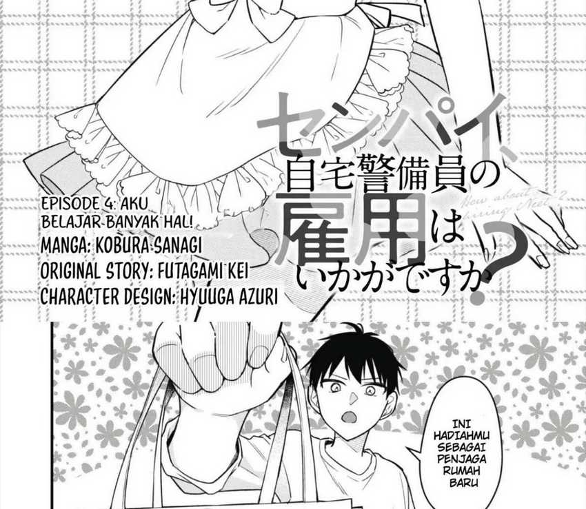 Senpai, Jitaku Keibiin no Koyou wa Ikaga desu ka? Chapter 4 - halaman 3