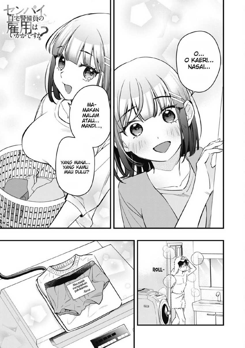 Senpai, Jitaku Keibiin no Koyou wa Ikaga desu ka? Chapter 5 - halaman 2