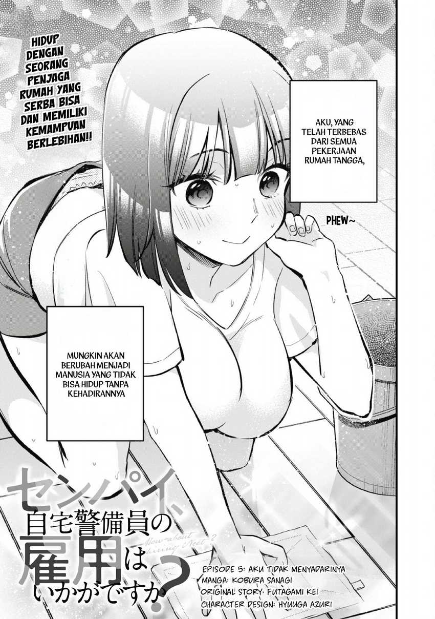 Senpai, Jitaku Keibiin no Koyou wa Ikaga desu ka? Chapter 5 - halaman 6