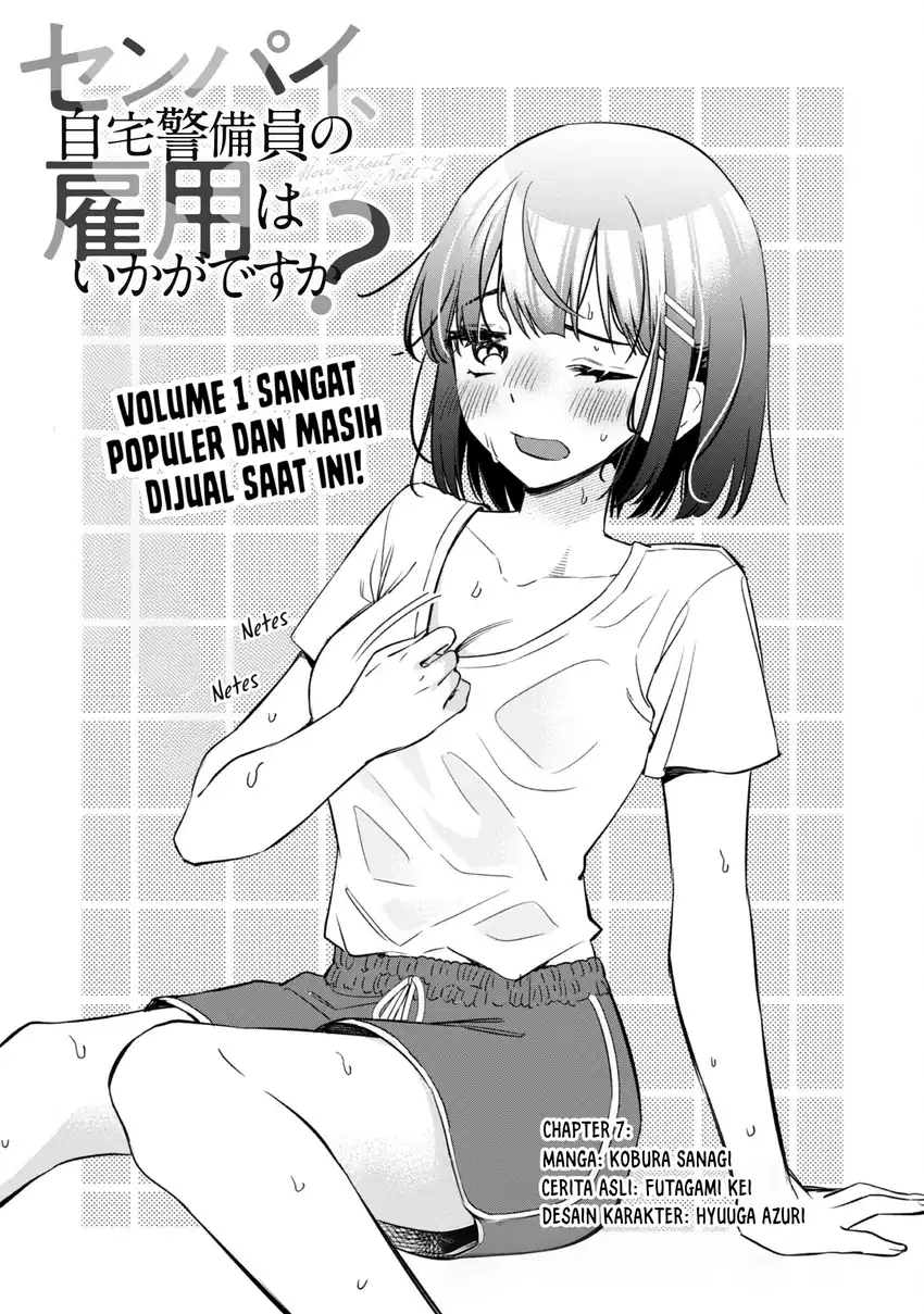 Senpai, Jitaku Keibiin no Koyou wa Ikaga desu ka? Chapter 7 - halaman 3