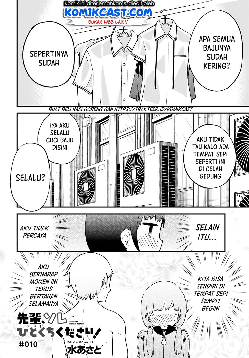 Senpai, Sore Hitokuchi Kudasai! Chapter 10 - halaman 2