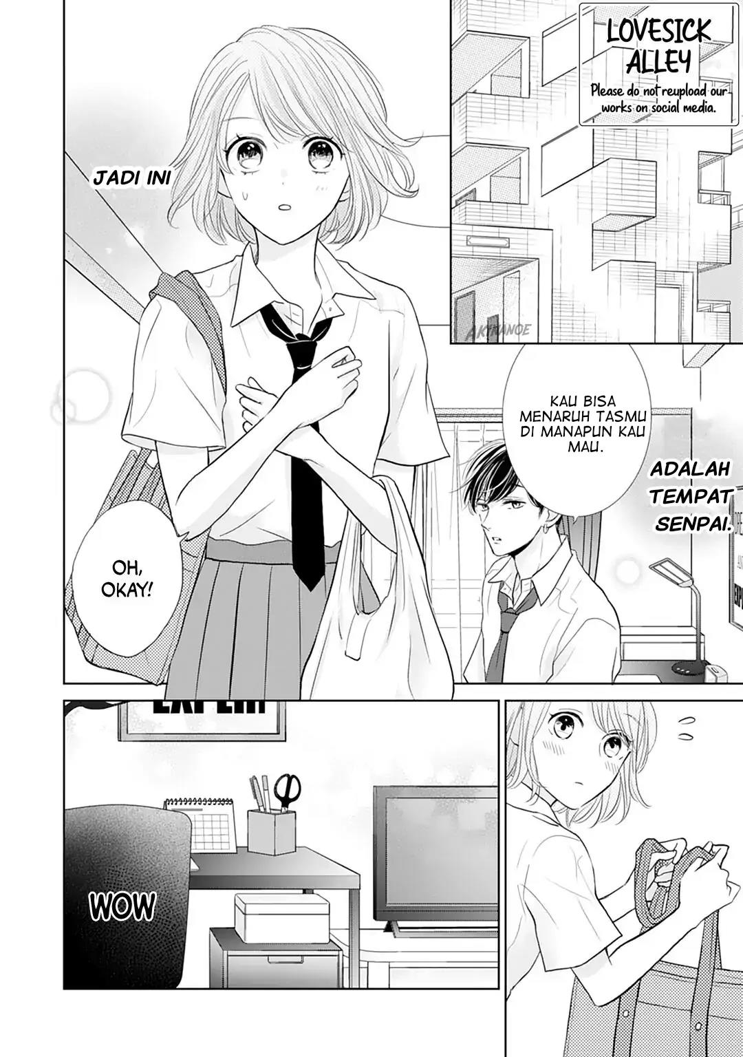 Senpai wa, Ijiwaru ni Tsuki. Chapter 13 - halaman 4