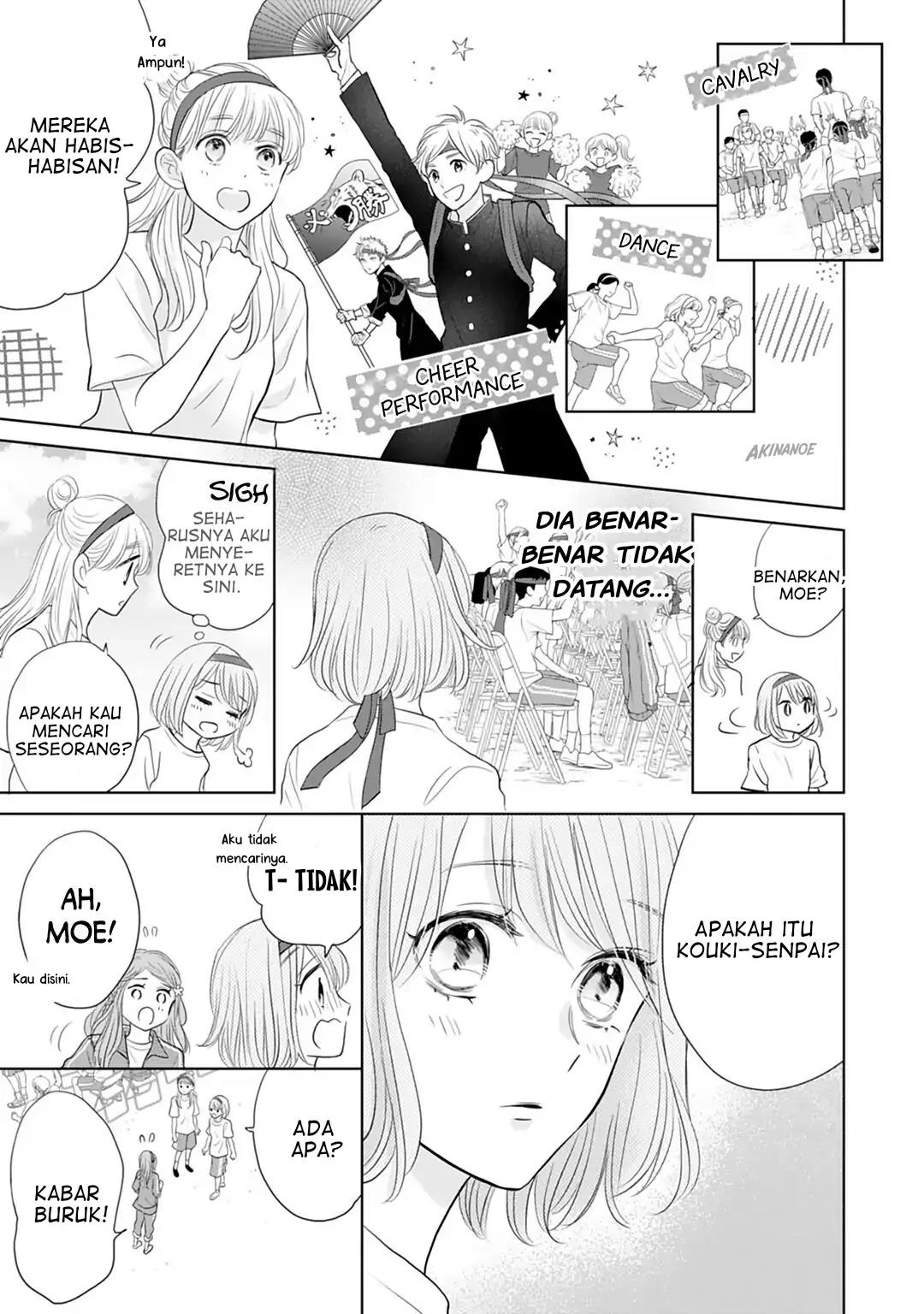 Senpai wa, Ijiwaru ni Tsuki. Chapter 14 - halaman 17