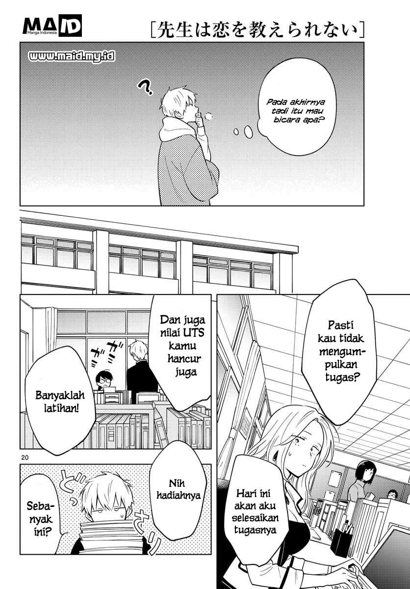Sensei wa Koi wo Oshierarenai Chapter 10 - halaman 23
