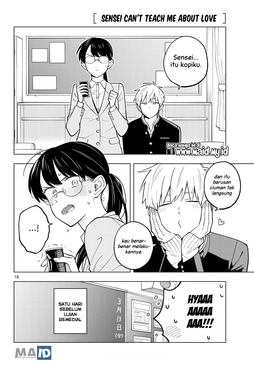 Sensei wa Koi wo Oshierarenai Chapter 24 - halaman 23