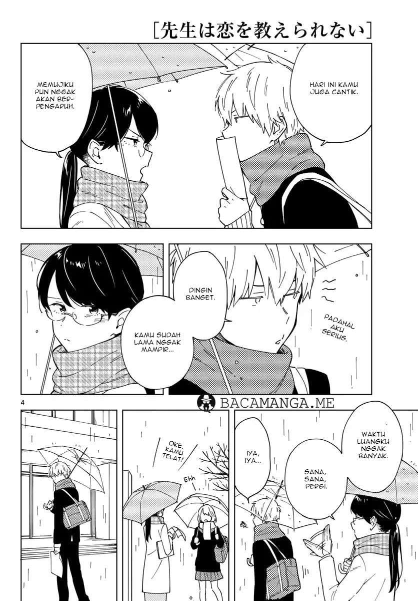 Sensei wa Koi wo Oshierarenai Chapter 3 - halaman 5