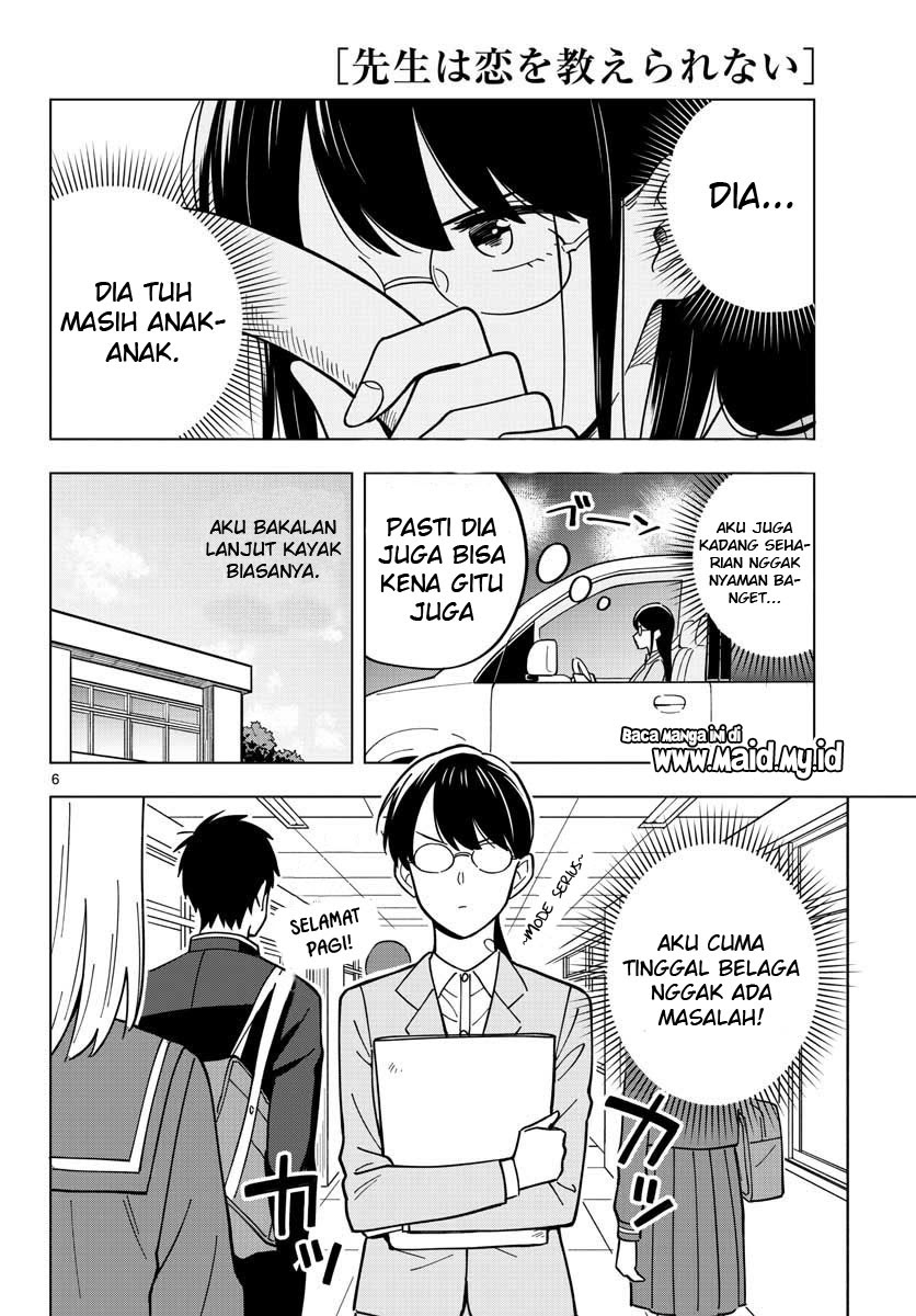 Sensei wa Koi wo Oshierarenai Chapter 30 - halaman 8