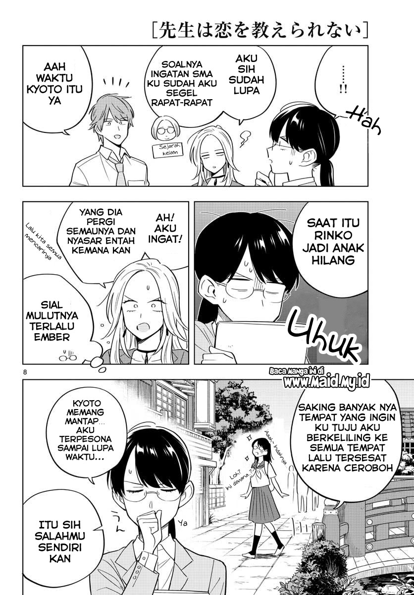 Sensei wa Koi wo Oshierarenai Chapter 34 - halaman 10