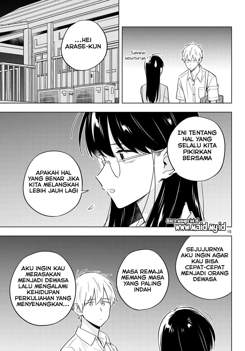 Sensei wa Koi wo Oshierarenai Chapter 34 - halaman 17
