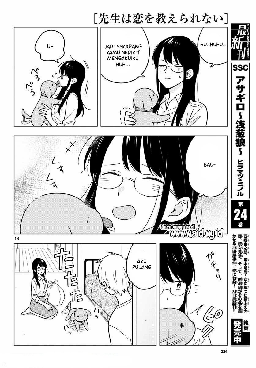 Sensei wa Koi wo Oshierarenai Chapter 43 - halaman 20
