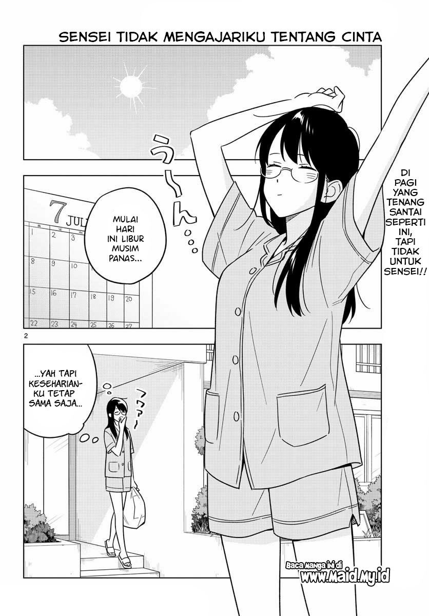Sensei wa Koi wo Oshierarenai Chapter 43 - halaman 4