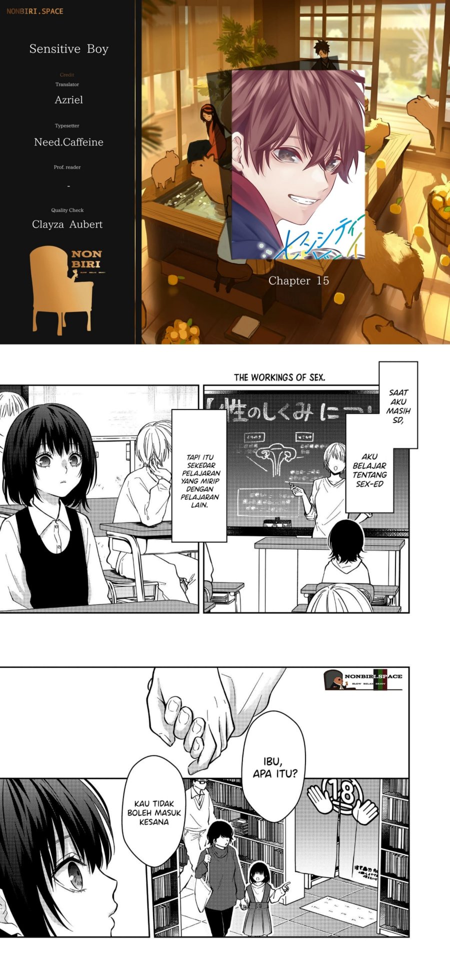 Sensitive Boy Chapter 15 - halaman 1