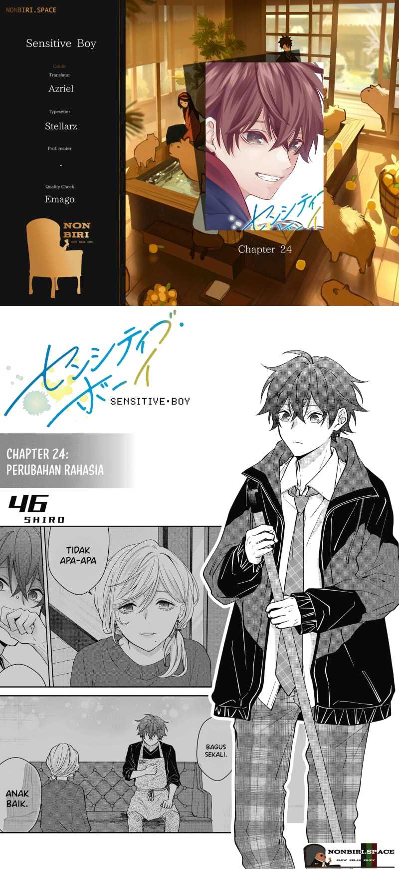 Sensitive Boy Chapter 24 - halaman 1
