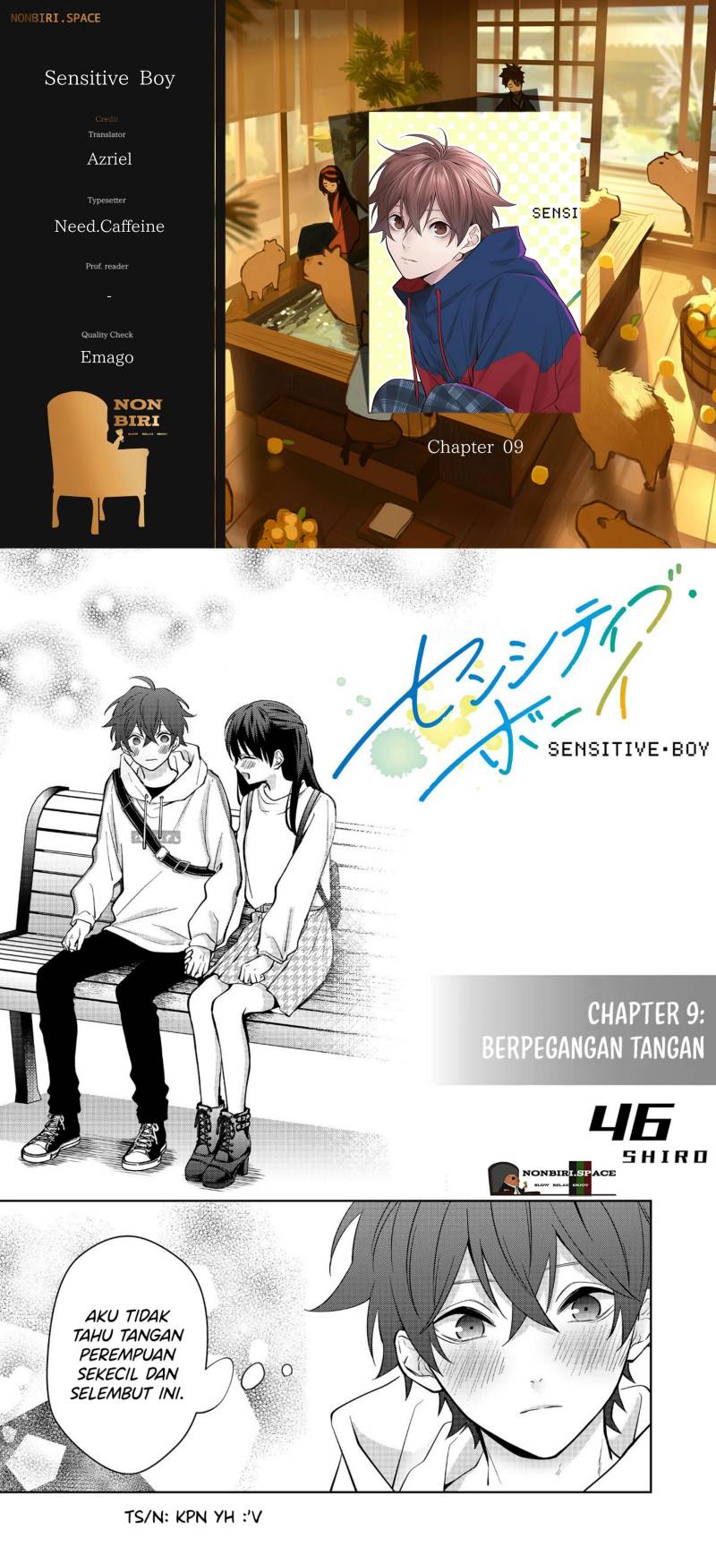 Sensitive Boy Chapter 9 - halaman 1
