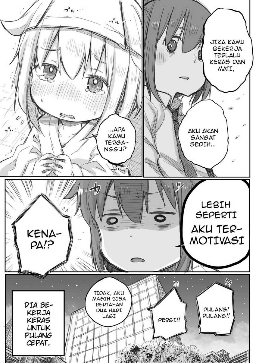 Shachiku-san wa Youjo Yuurei ni Iyasaretai. Chapter 1 - halaman 1