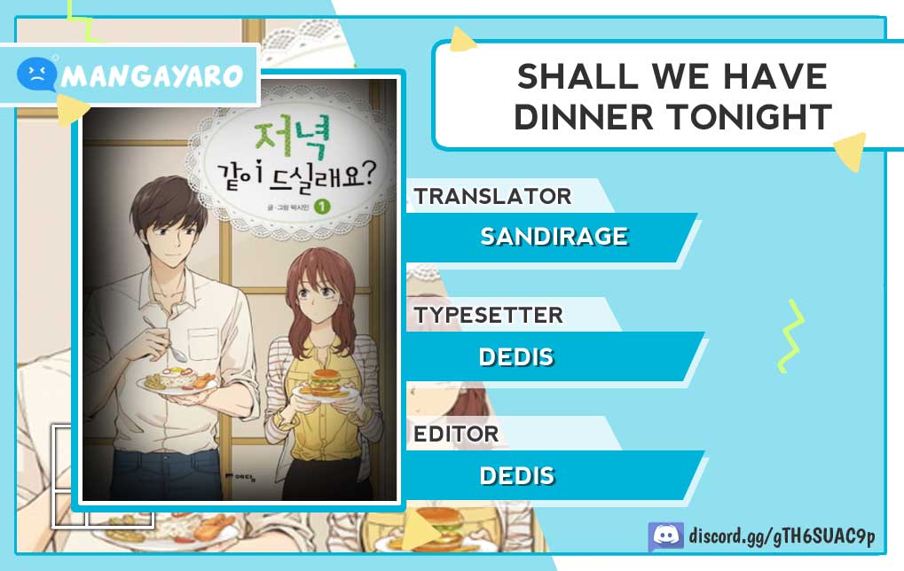 Shall We Have Dinner Tonight? Chapter 6 - halaman 1