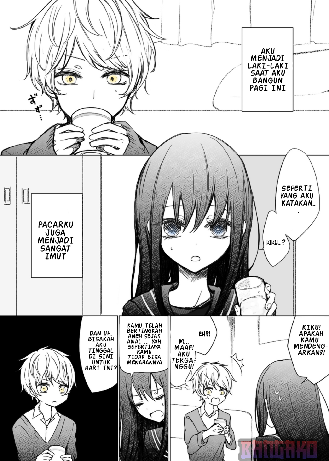 She Became Handsome and He Became Cute Chapter 2 - halaman 1