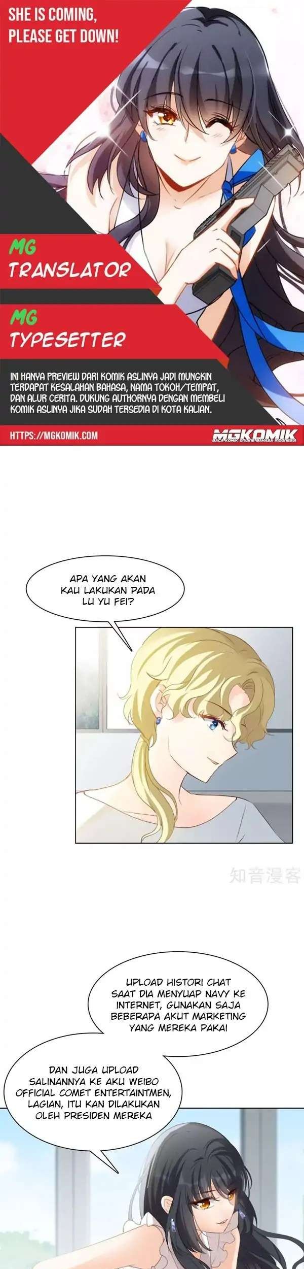 She Is Coming, Please Get Down! Chapter 10.3 - halaman 1