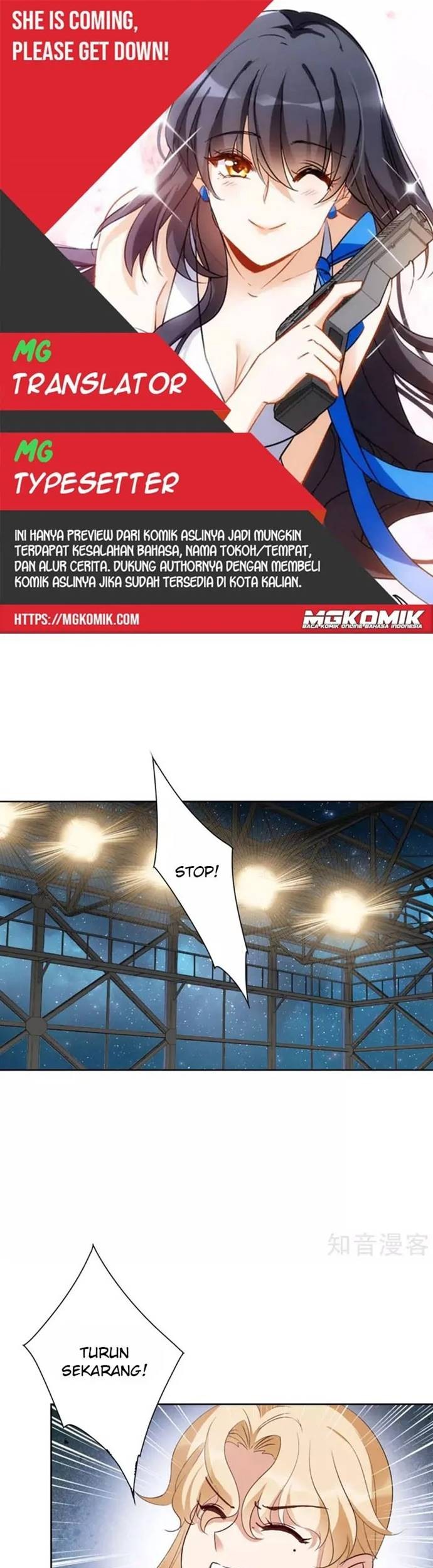 She Is Coming, Please Get Down! Chapter 13.1 - halaman 1