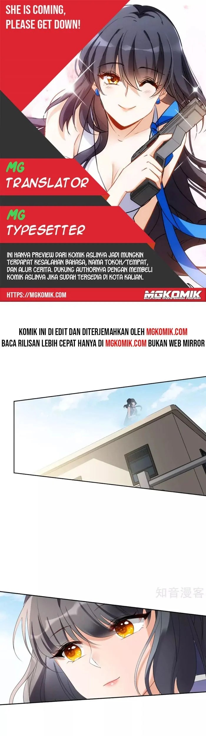 She Is Coming, Please Get Down! Chapter 14.2 - halaman 1
