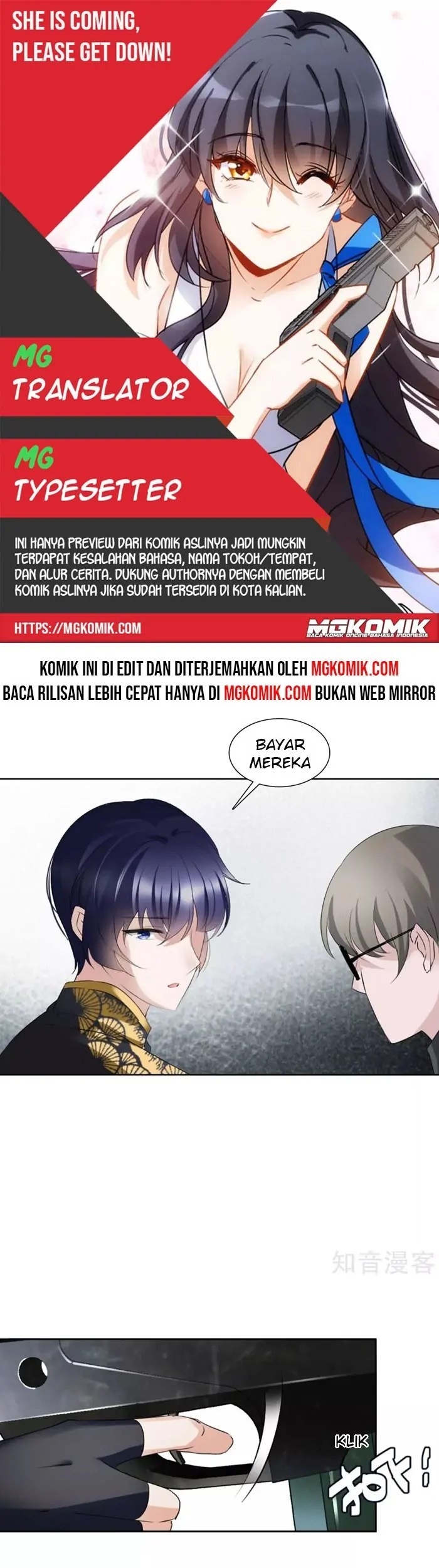 She Is Coming, Please Get Down! Chapter 14.3 - halaman 1