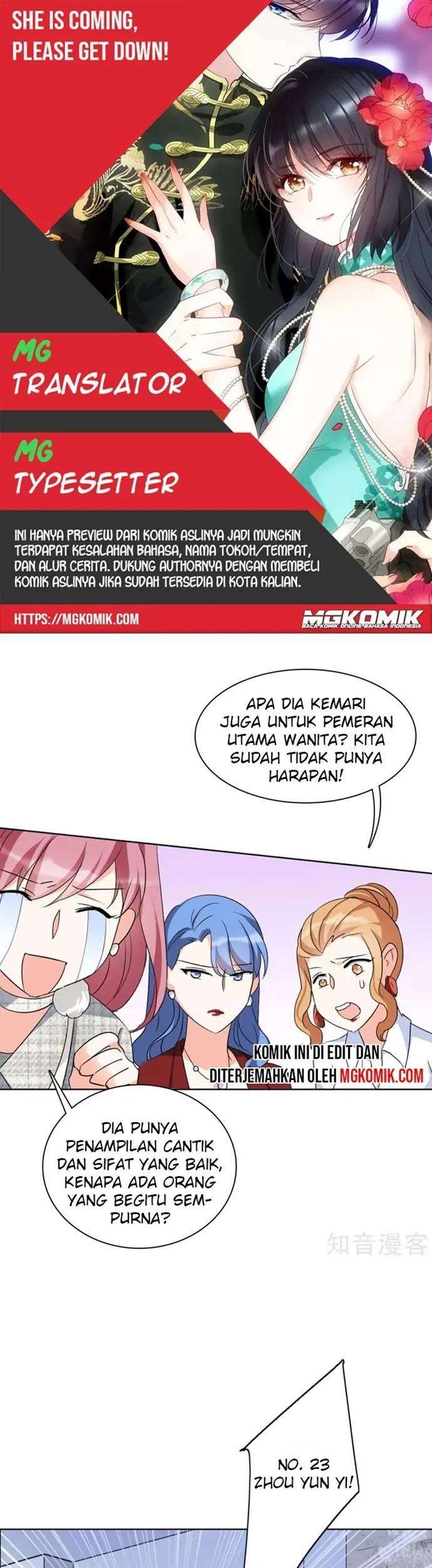 She Is Coming, Please Get Down! Chapter 18.3 - halaman 1