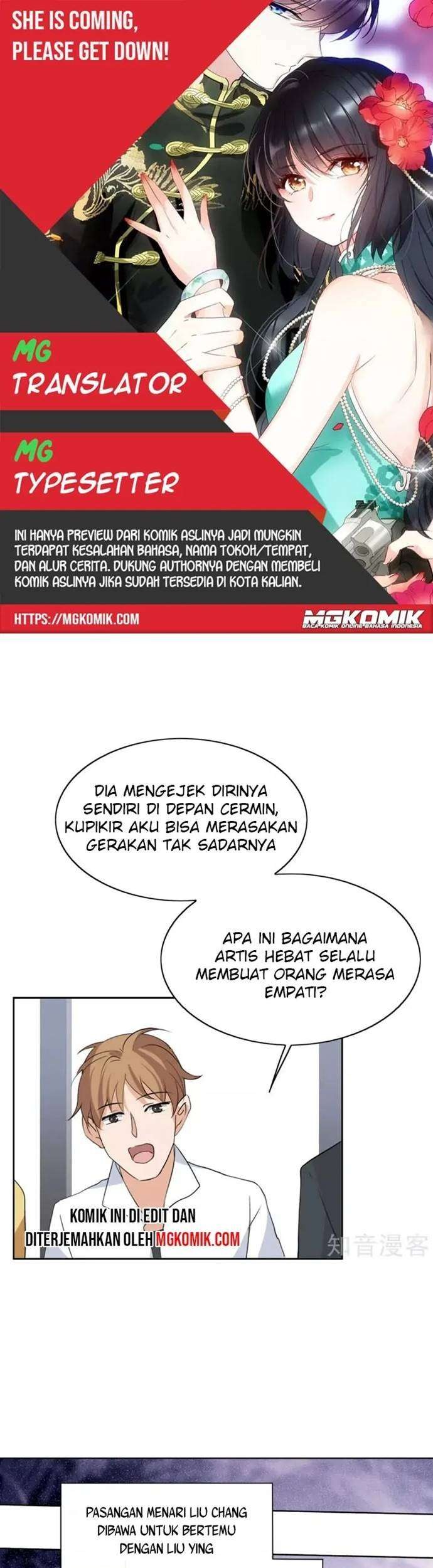 She Is Coming, Please Get Down! Chapter 19.3 - halaman 1