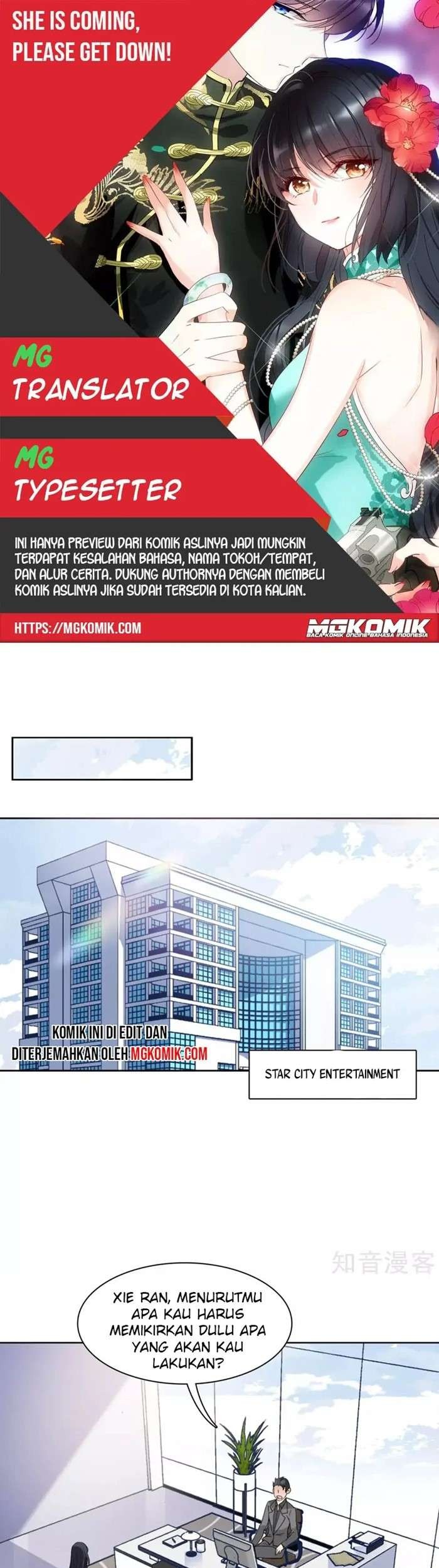 She Is Coming, Please Get Down! Chapter 20.1 - halaman 1