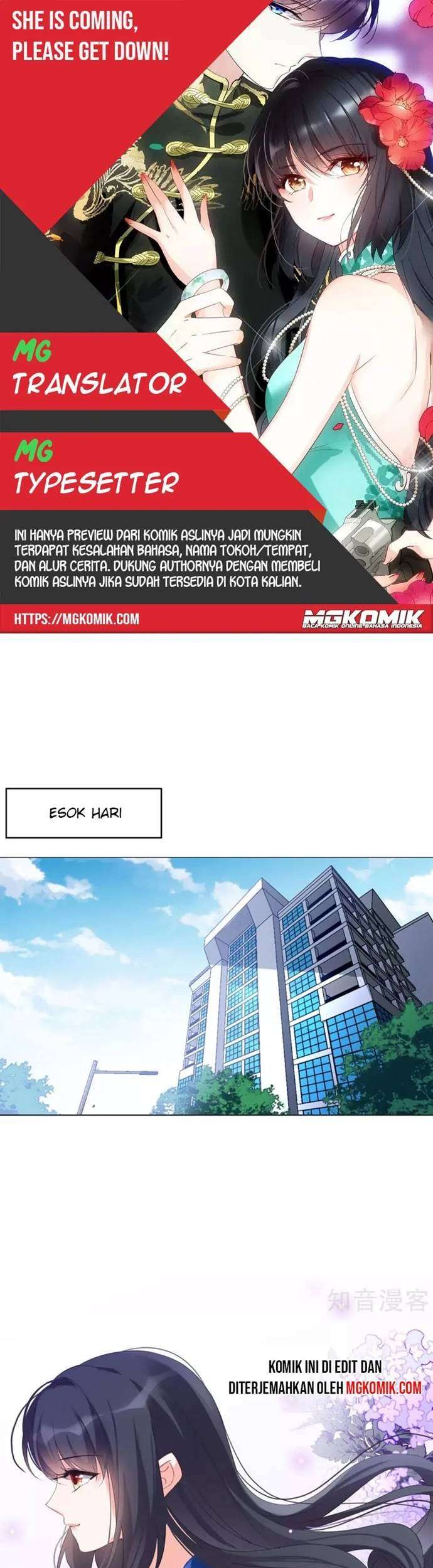 She Is Coming, Please Get Down! Chapter 21.2 - halaman 1