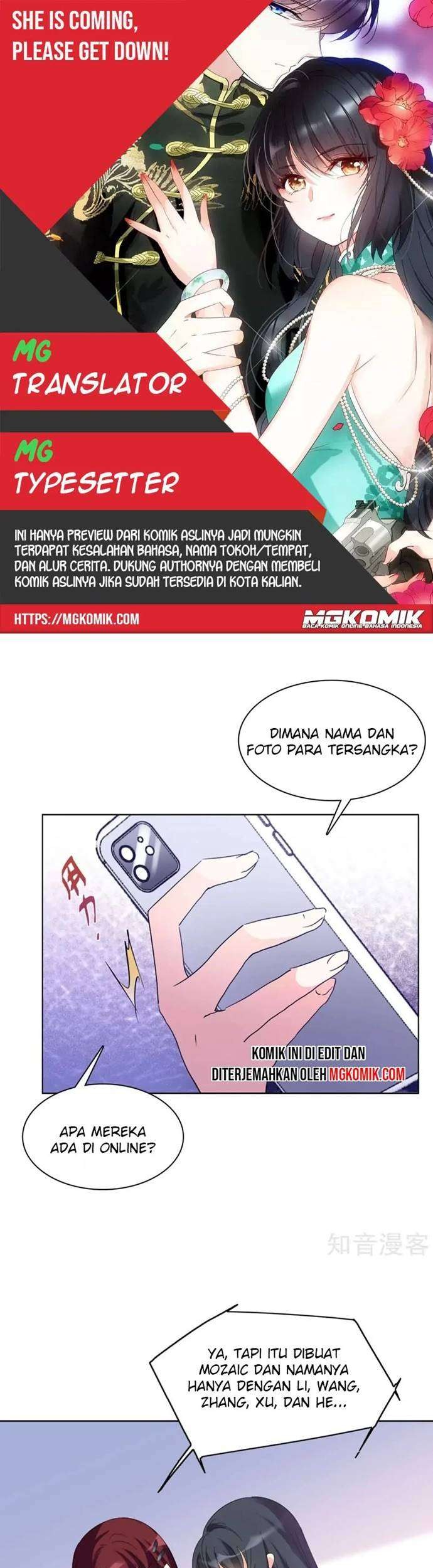 She Is Coming, Please Get Down! Chapter 21.3 - halaman 1
