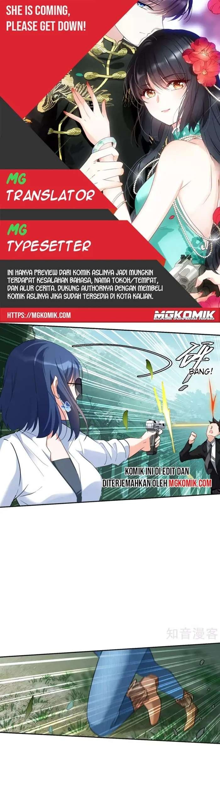 She Is Coming, Please Get Down! Chapter 26.2 - halaman 1