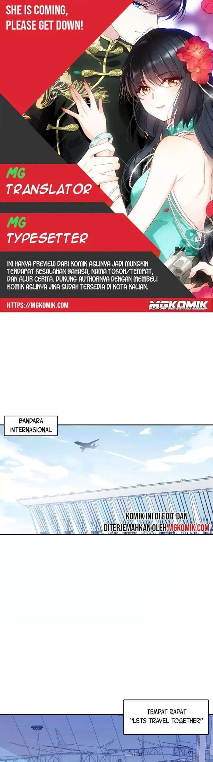She Is Coming, Please Get Down! Chapter 27.1 - halaman 1