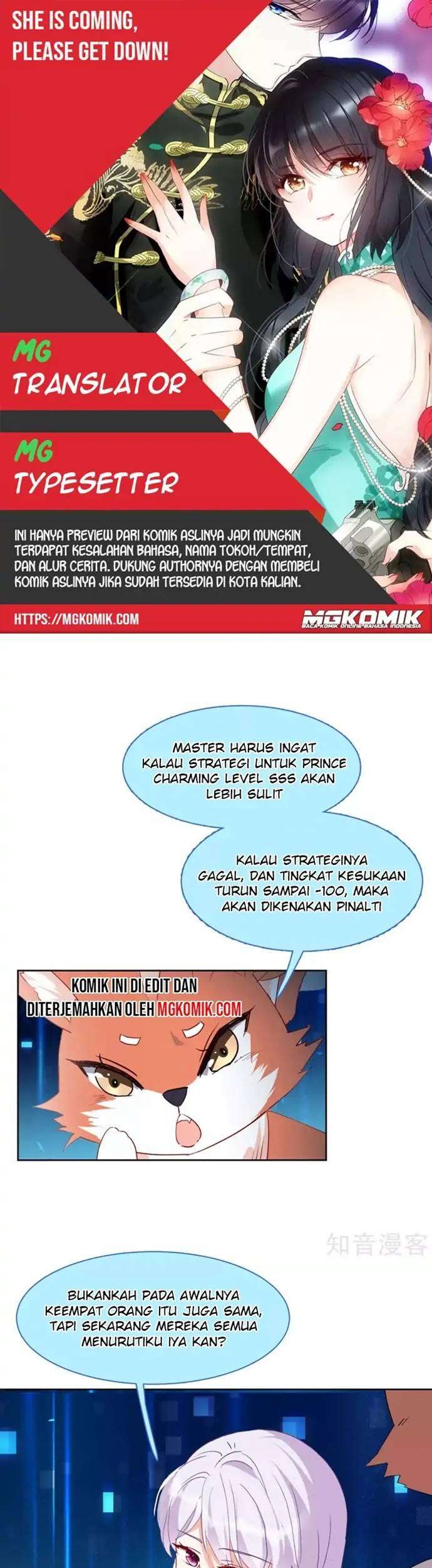 She Is Coming, Please Get Down! Chapter 28.3 - halaman 1